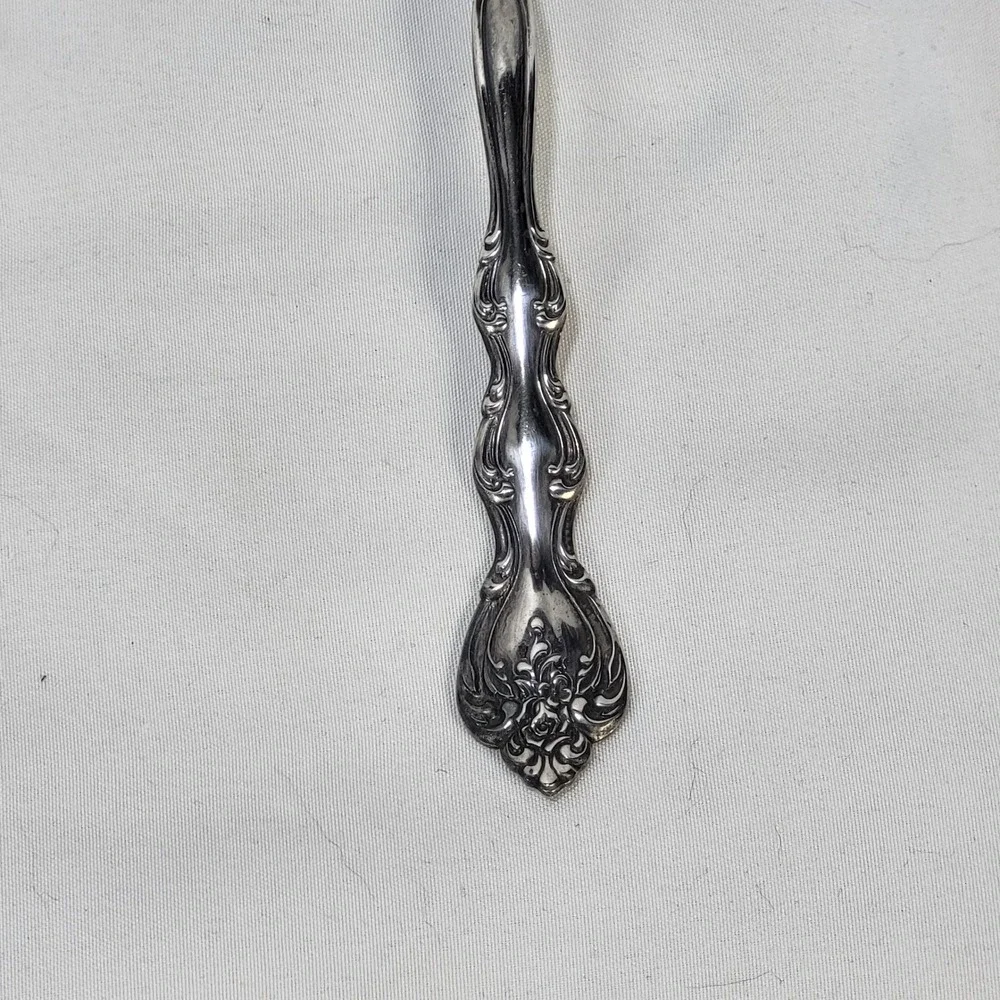 International Silverplate Countess Sugar Shell Spoon Floral 6 Inch Vintage
